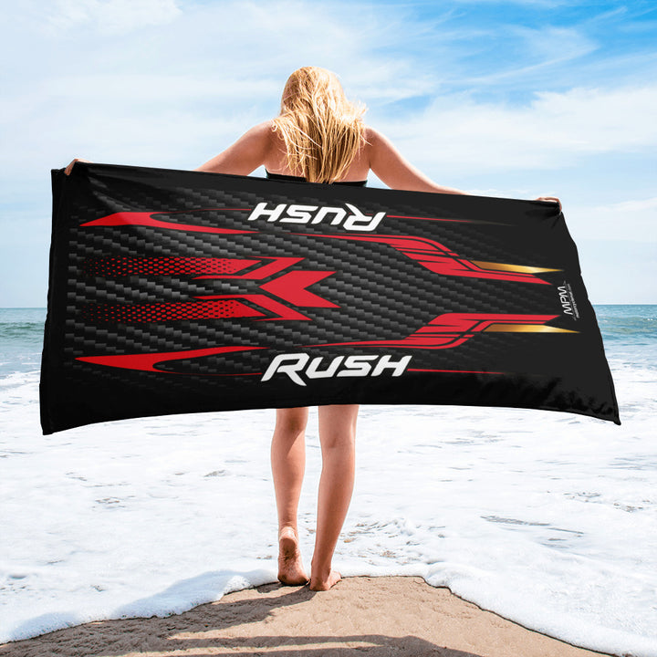 Designed Beach Towel Inspired by MV Agusta Rush Motorcycle Model - MM9292