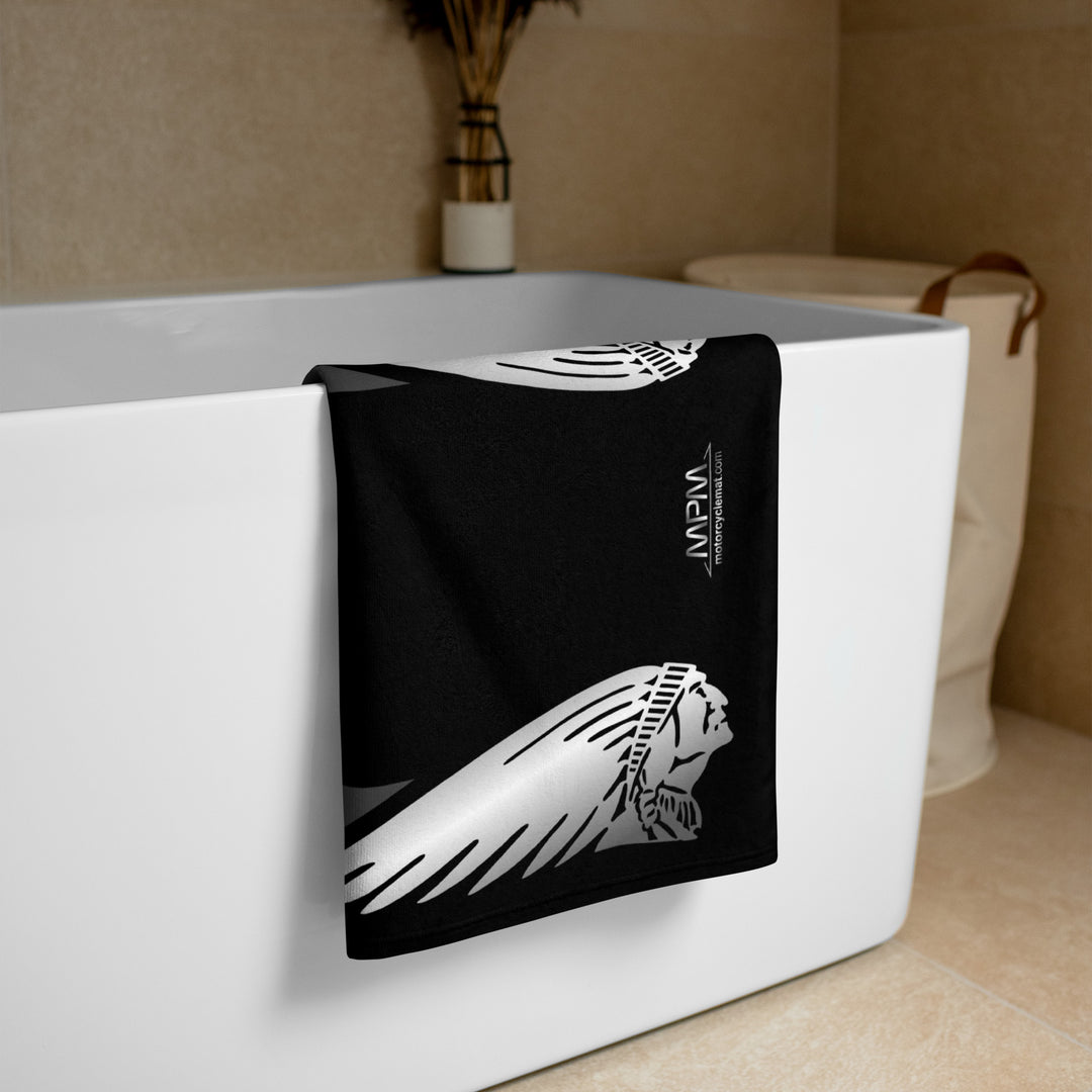 Designed Beach Towel Inspired by Indian Chieftain Motorcycle Model - MM9327