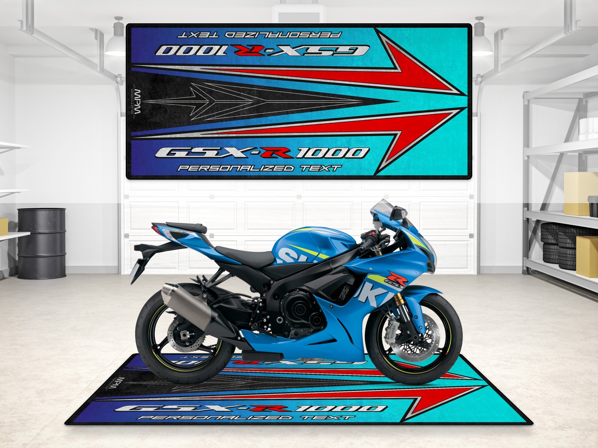 アルト MPM Motorcycle Mat for Suzuki GSX-R1000 Motorsport - MM7127
