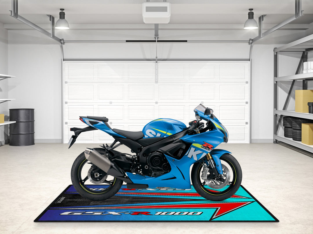 Designed Pit Mat for Suzuki GSX-R1000 Motorsport Motorcycle - MM7127