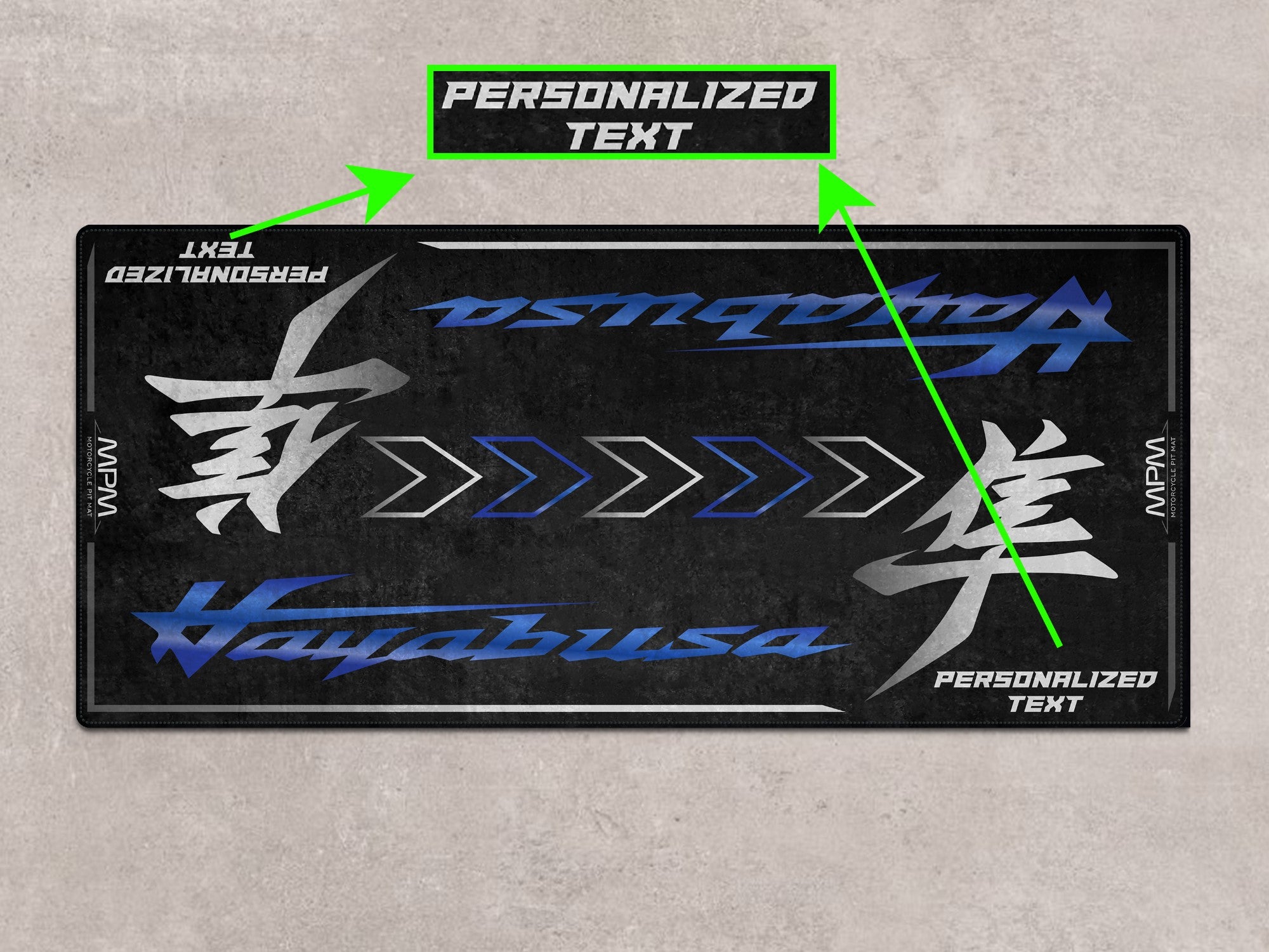 MPM Motorcycle Mat for Suzuki Hayabusa - MM7129