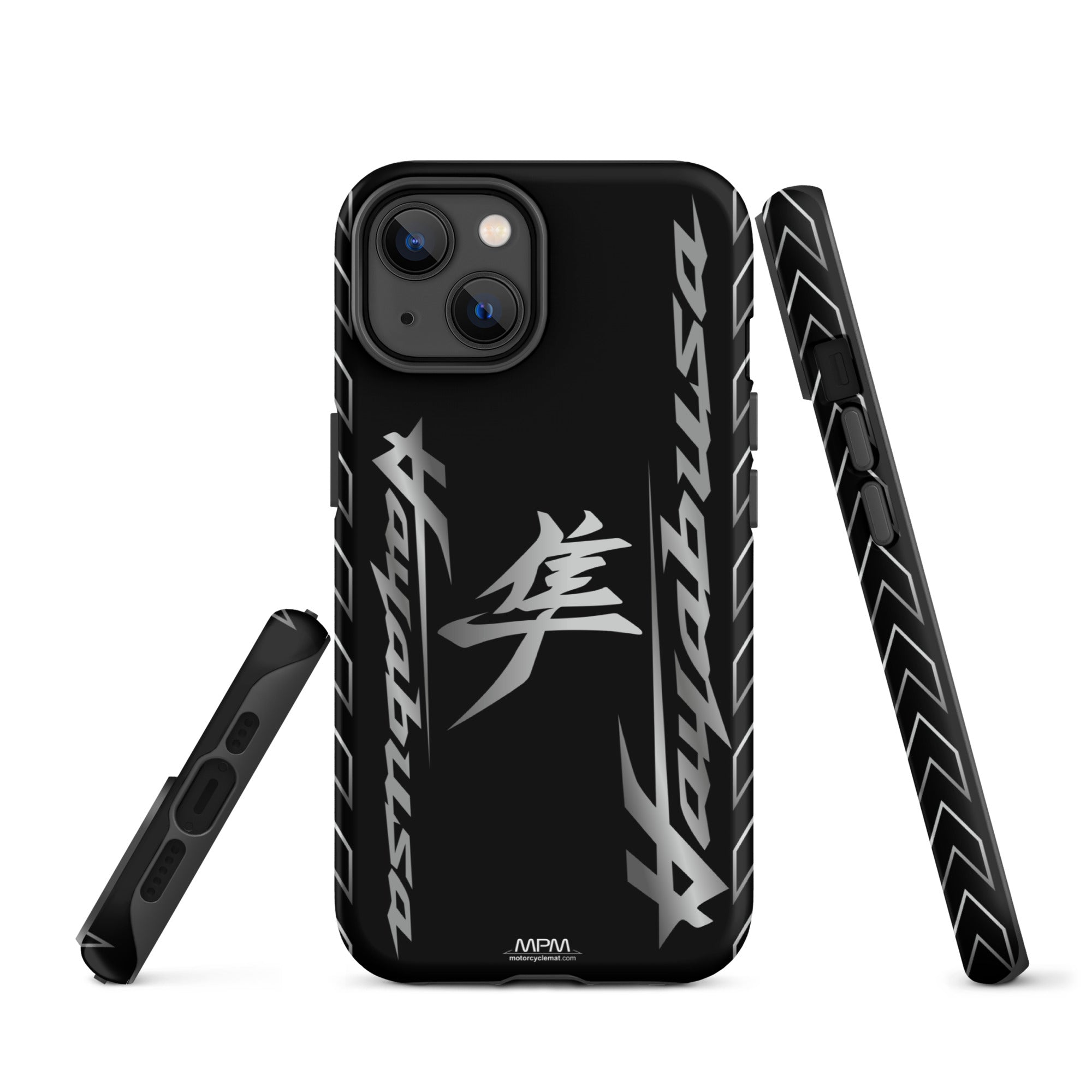 Designed Tough Case For iPhone inspired by Suzuki Hayabusa Black Motor MPM Motorcycle Mat