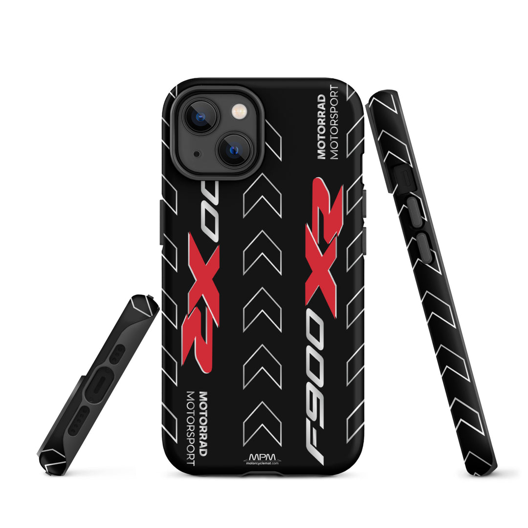 Designed Tough Case For iPhone inspired by BMW F900XR Triple Black Motorcycle Model - 5266