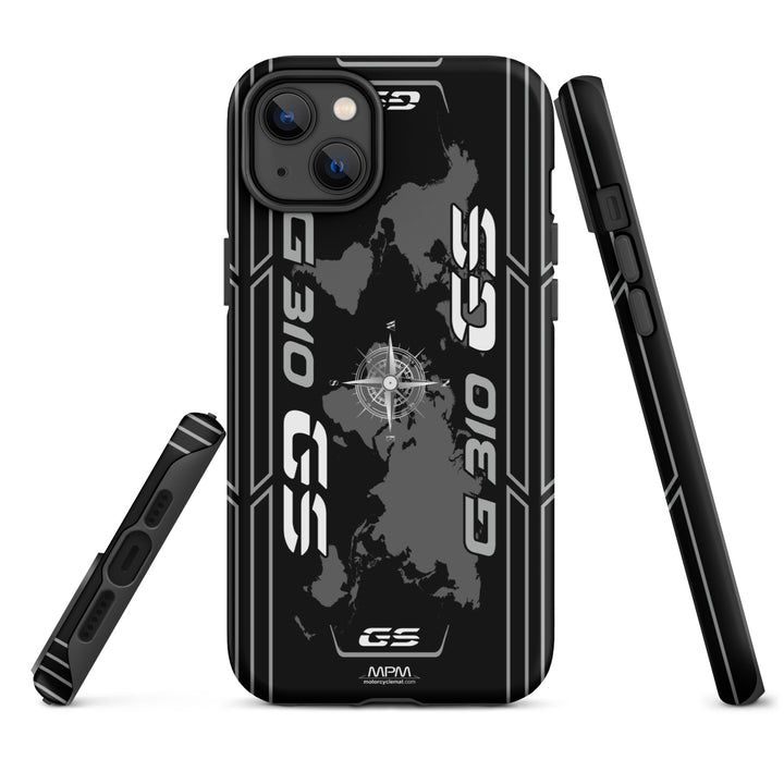 Designed Tough Case For iPhone inspired by BMW G310GS Cosmic Black Motorcycle Model - 5297