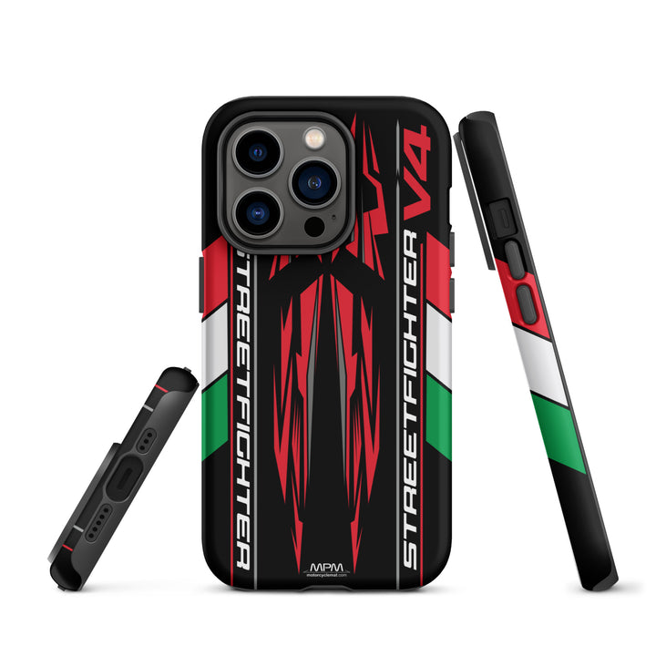 Designed Tough Case For iPhone inspired by Ducati Streetfighter V4 Motorcycle Model - 5259