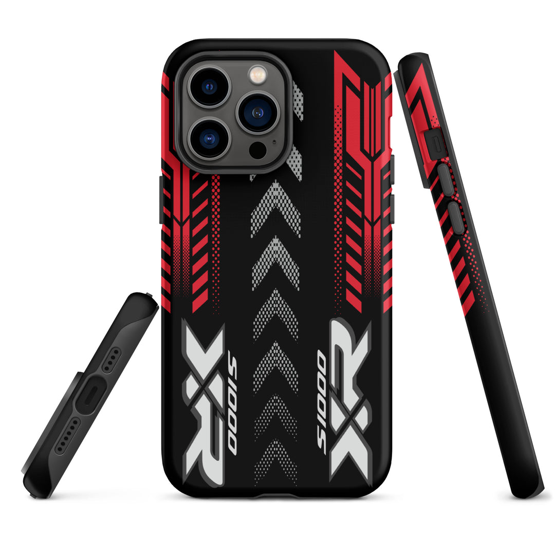 Designed Tough Case For iPhone inspired by BMW S1000XR Racing Red Motorcycle Model - MM5279