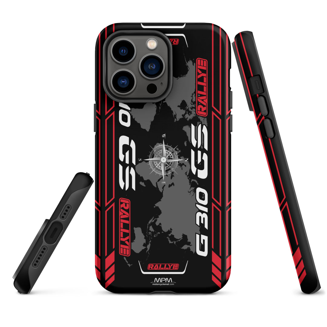 Designed Tough Case For iPhone inspired by BMW G310GS Rallye Motorcycle Model - 5297