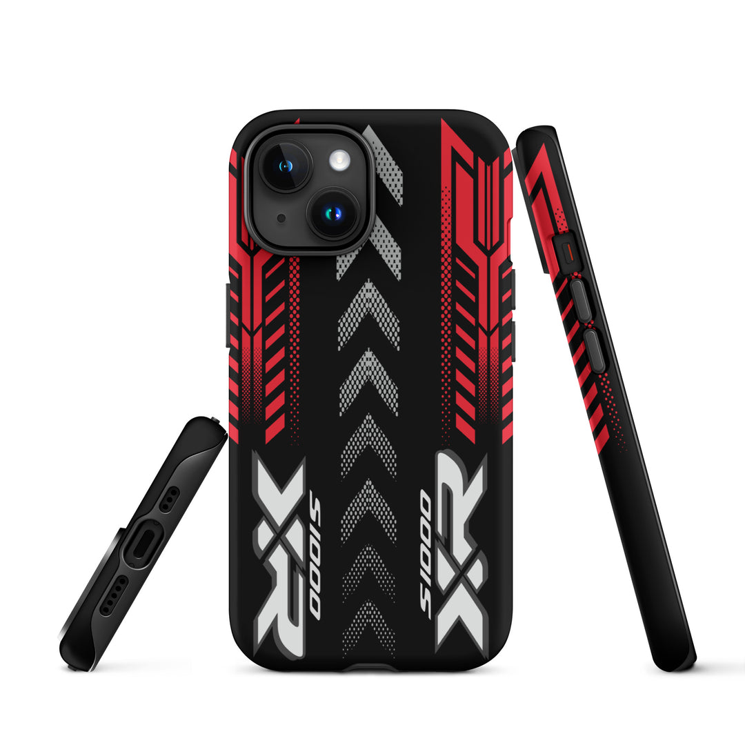 Designed Tough Case For iPhone inspired by BMW S1000XR Racing Red Motorcycle Model - MM5279