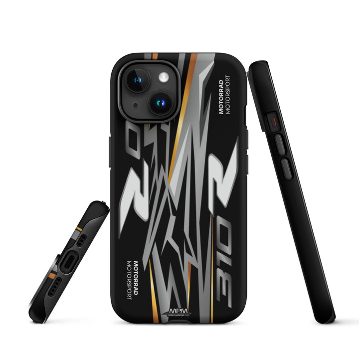 Designed Tough Case For iPhone inspired by BMW G310R Triple Black Motorcycle Model - 5287