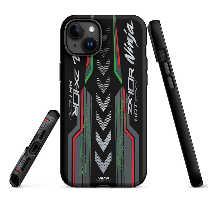 Designed Tough Case For iPhone inspired by Kawasaki Ninja ZX-10R KRT Edition Motorcycle Model - MM5399