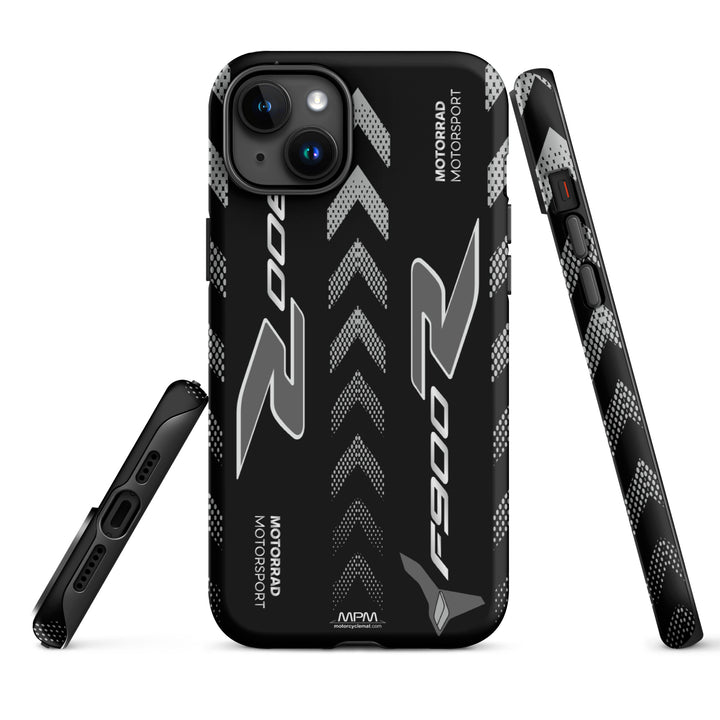 Designed Tough Case For iPhone inspired by BMW F900R Triple Black Motorcycle Model - 5286