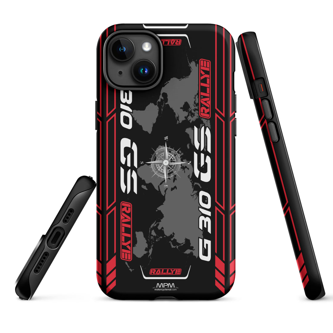 Designed Tough Case For iPhone inspired by BMW G310GS Rallye Motorcycle Model - 5297