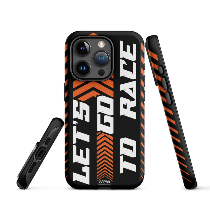Designed Tough Case For iPhone inspired by KTM Let's Go to Race Motorcycle Model - 5212
