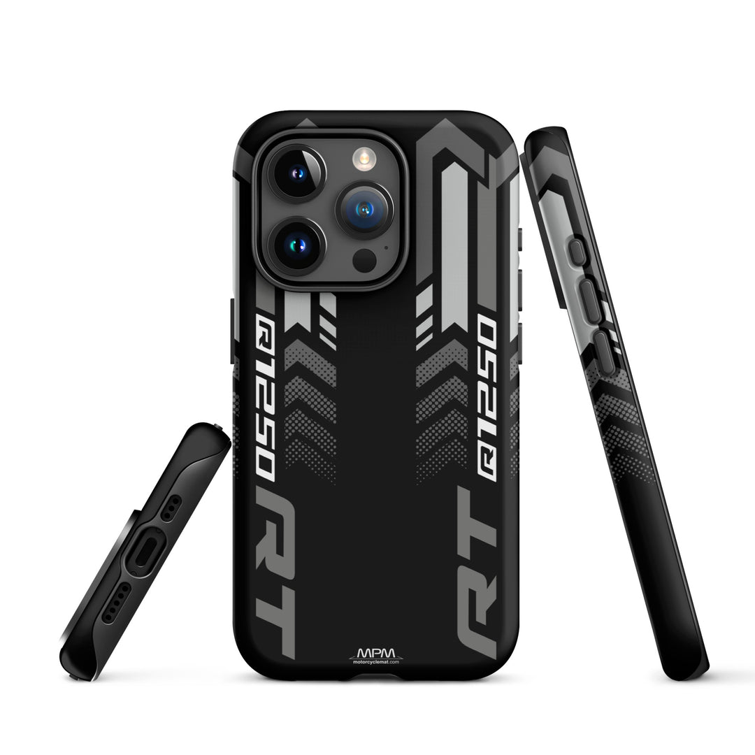 Designed Tough Case For iPhone inspired by BMW R1250RT Triple Black Motorcycle Model  - 5283