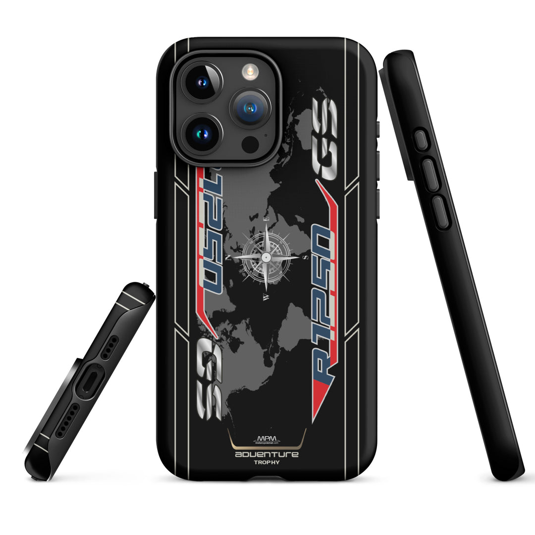 Designed Tough Case For iPhone inspired by BMW R1250GS Trophy Motorcycle Model - 5247