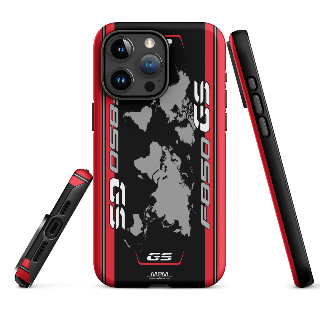 Designed Tough Case For iPhone inspired by BMW F850GS Motorcycle Model - 5295