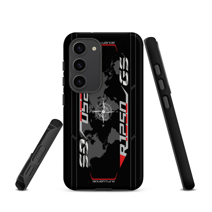 Designed Tough Case For Samsung inspired by BMW R1250GS Ice Gray Motorcycle Model - 5247