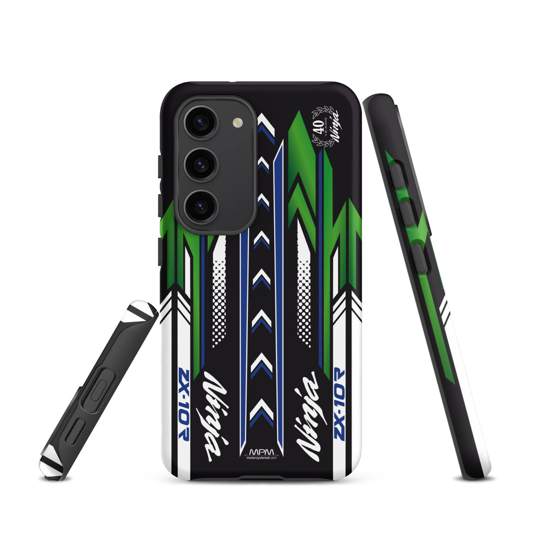 Designed Tough Case For Samsung inspired by Kawasaki Ninja ZX-10R 40th Anniversary Motorcycle Model - 5400