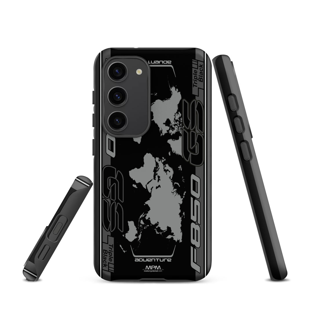 Designed Tough Case For Samsung inspired by BMW F850GS Triple Black Motorcycle Model - 5295