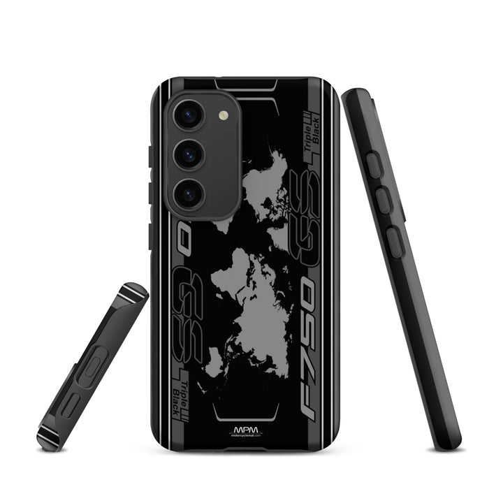 Designed Tough Case For Samsung inspired by BMW F750GS Triple Black Motorcycle Model - 5296