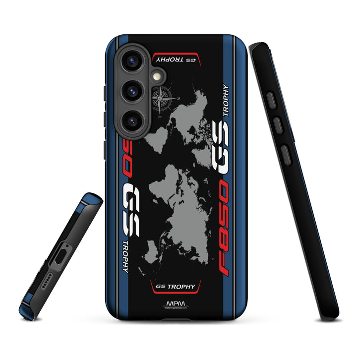 Designed Tough Case For Samsung inspired by BMW F850GS Trophy Motorcycle Model - 5295
