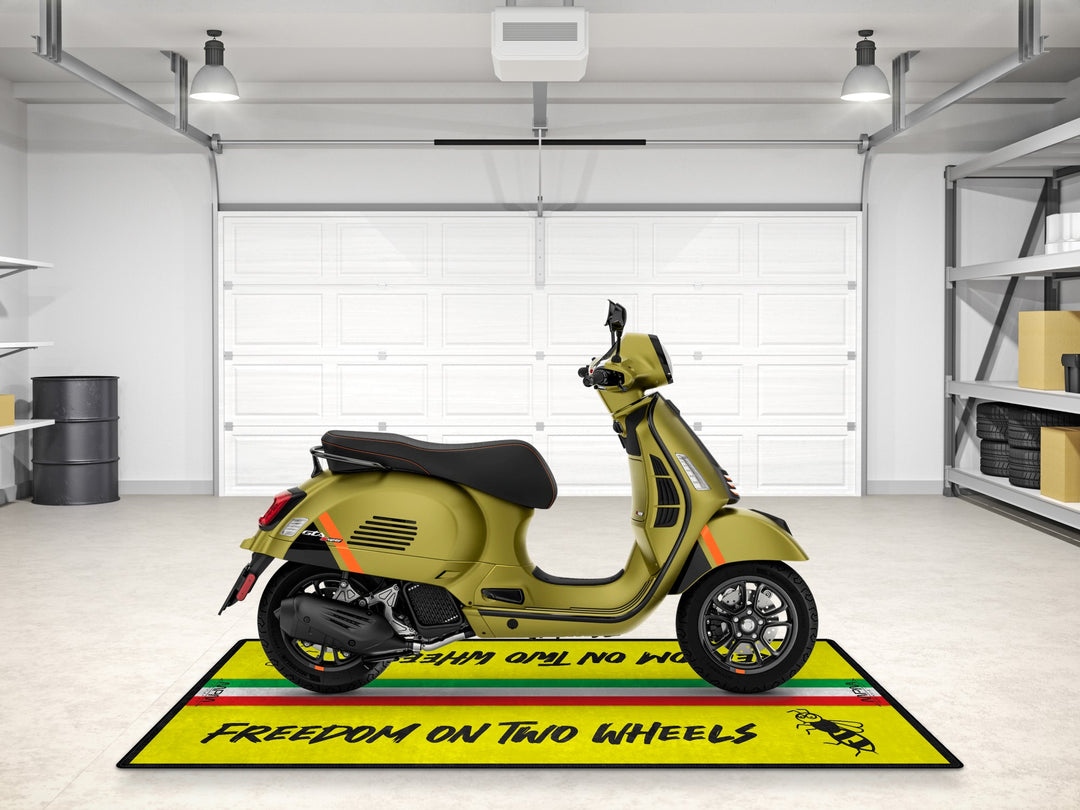 Designed Pit Mat for Vespa Scooter Motorcycle - MM7217