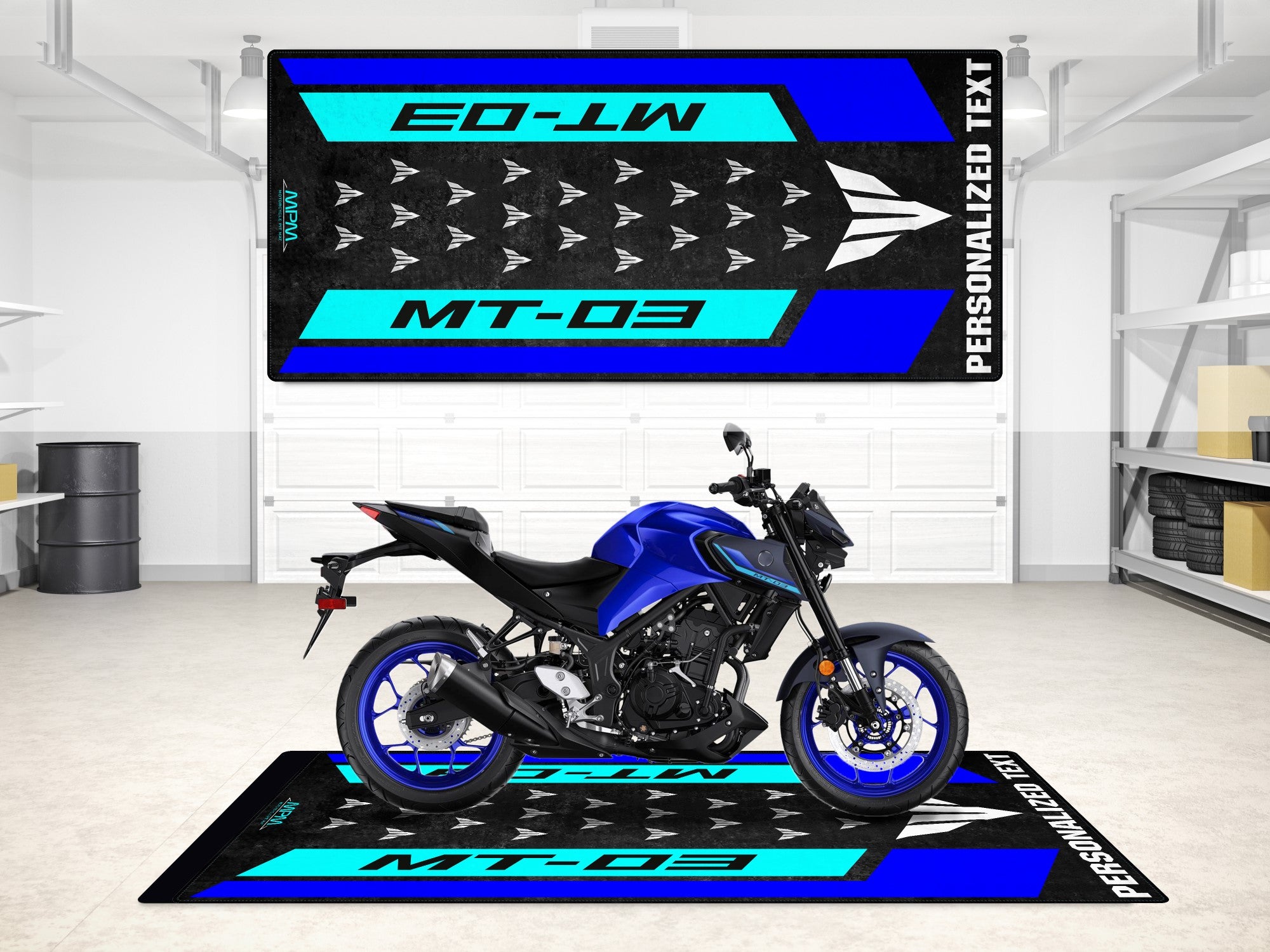 MPM Motorcycle Mat for Yamaha MT-03 - MM7121