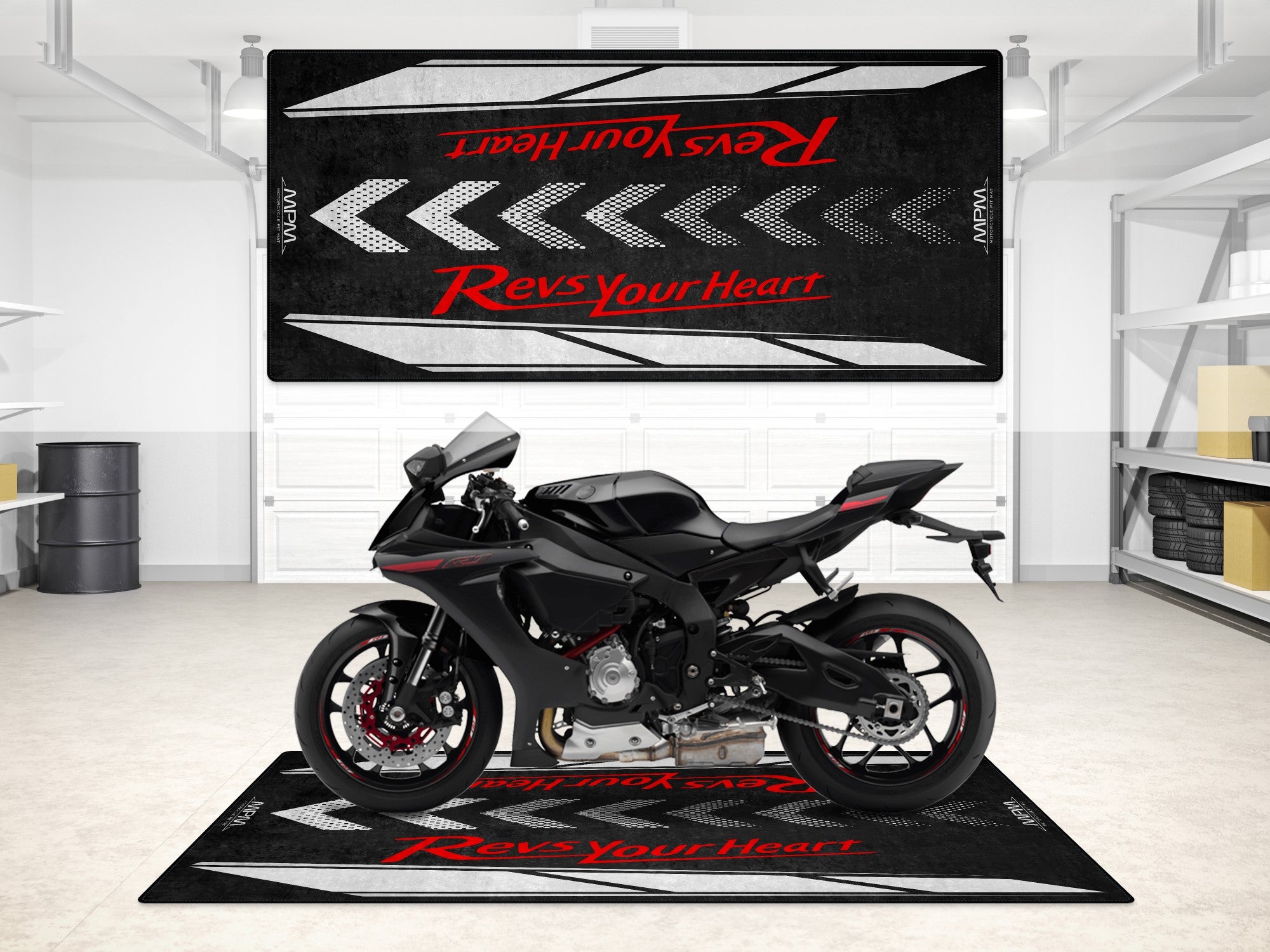 MPM Motorcycle Mat for Yamaha - MM7108