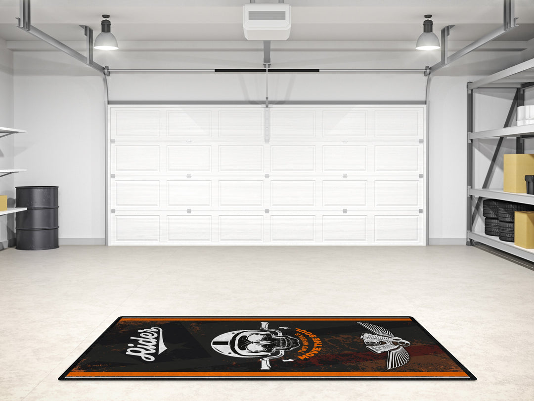 Motorcycle Mat Design for Chopper, Cruiser, Touring, Sport Motorcycle "Move The Soul" - MM7501